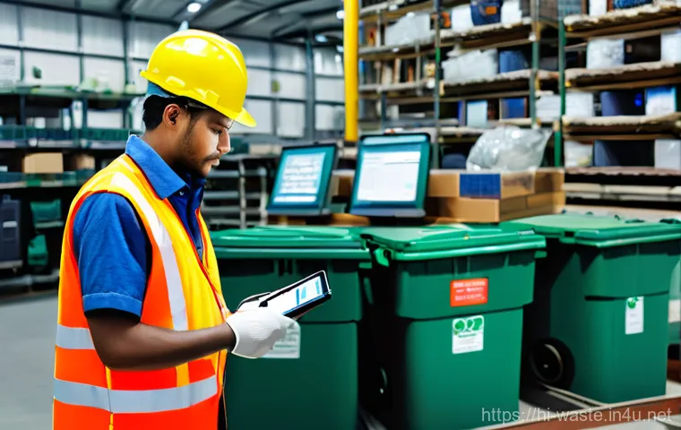 폐기물처리 관련 업계의 이직 패턴 - **Prompt 1: The Evolution of Waste Management Careers**
    "A visually striking split image represe...