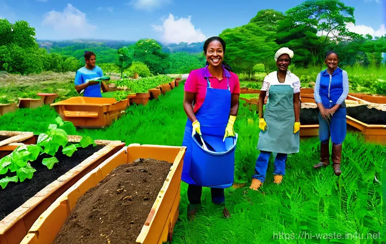 폐기물처리 관련 업계의 이직 패턴 - **Prompt 1: The Evolution of Waste Management Careers**
    "A visually striking split image represe...